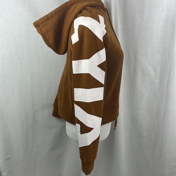Zyia Camel Zyia Logo Sleeve Hoodie Drawstring Womens M Outdoor Gorpcore Street - Picture 6 of 13